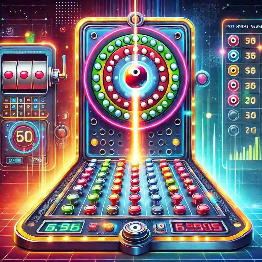 Plinko game.